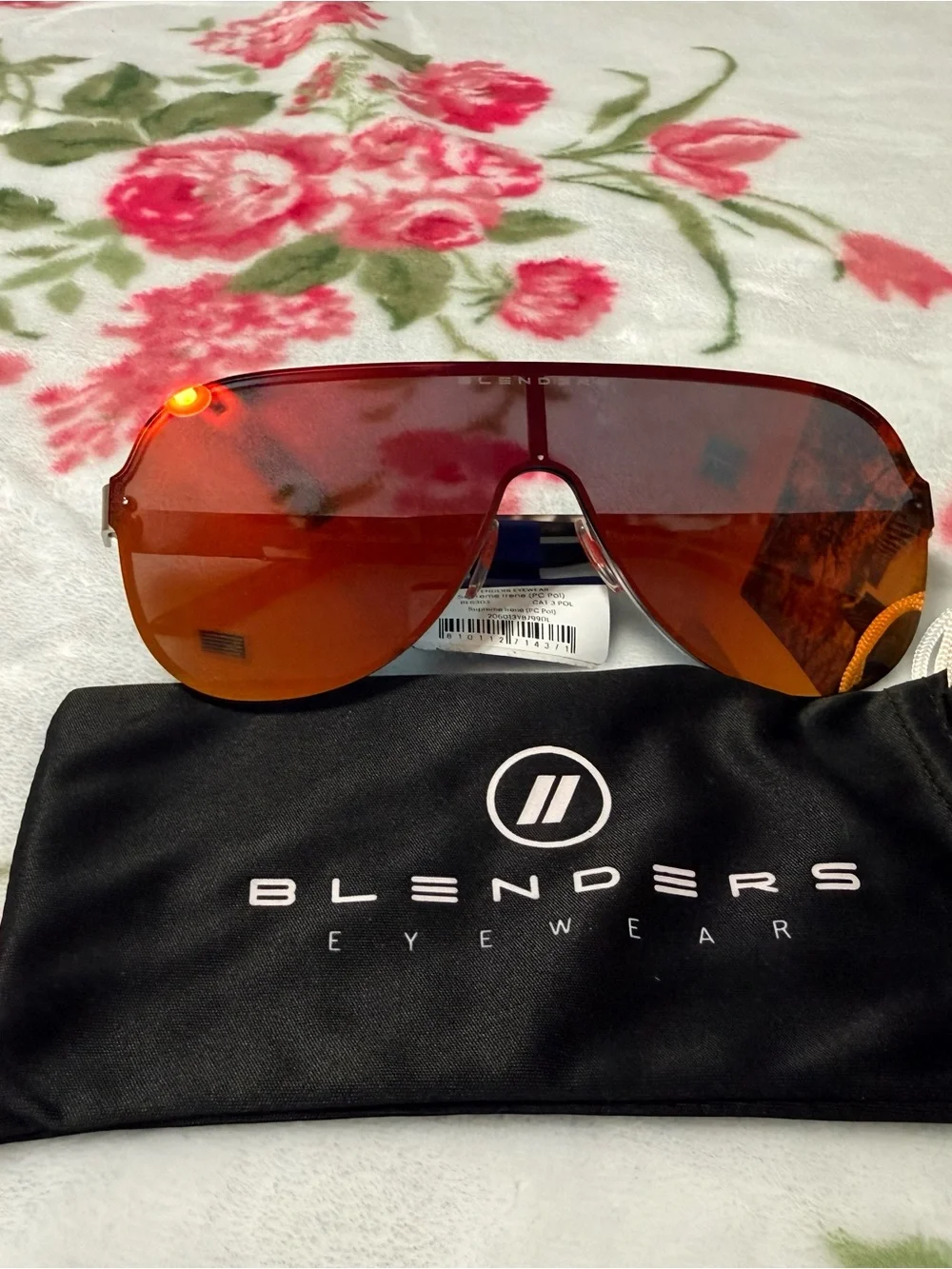 Blenders Men’s Amber-Gradient Shield Sunglasses